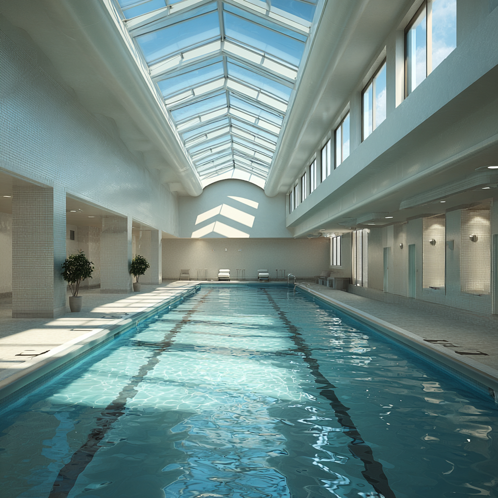 Indoor lap pool