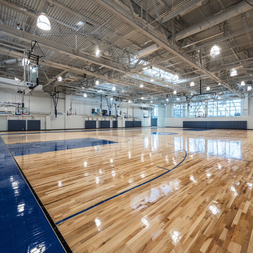 Basketball court amenity